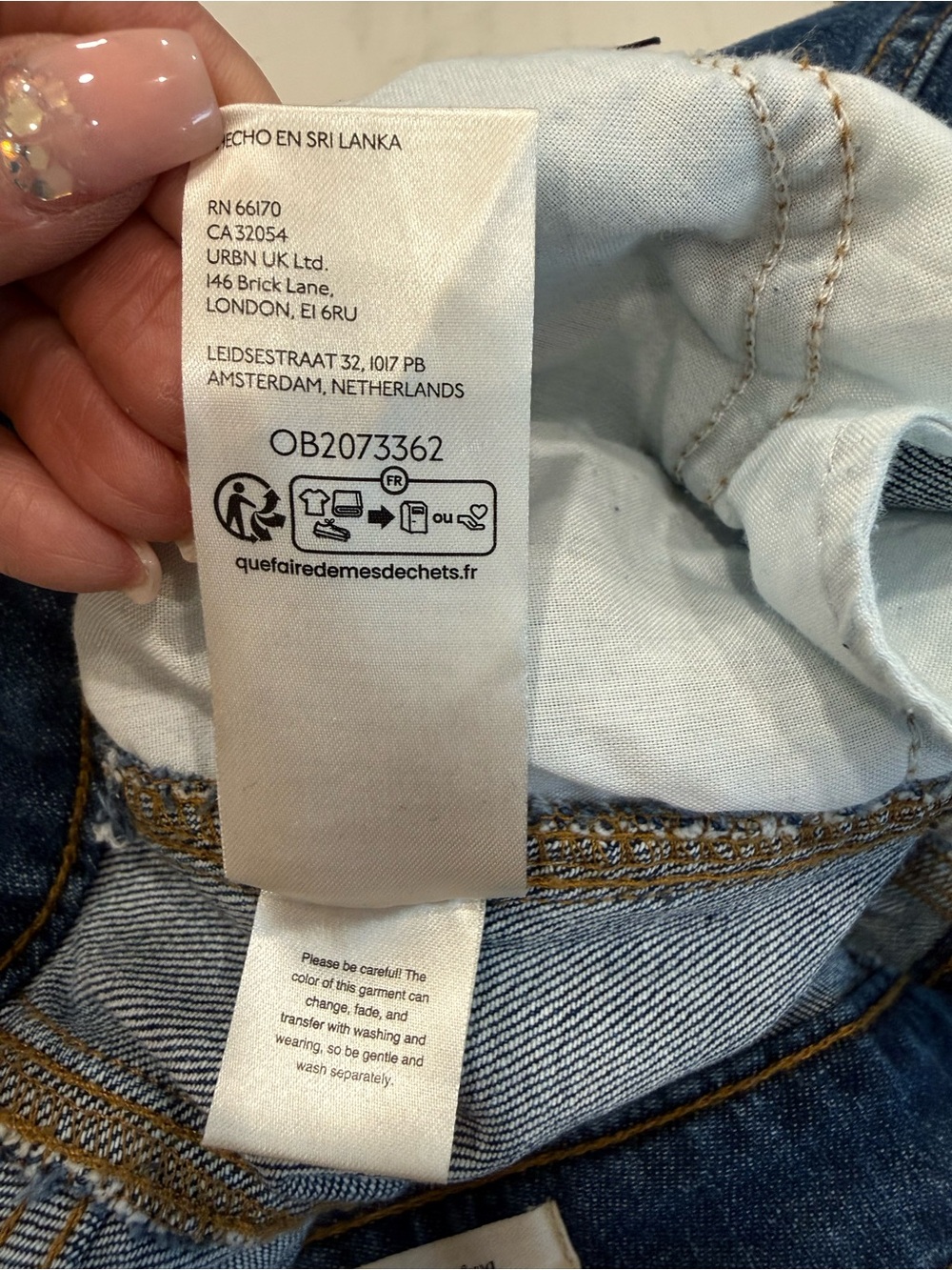 Pilcro Blue Barrel Jeans with Black Bows - Picture 9 of 10